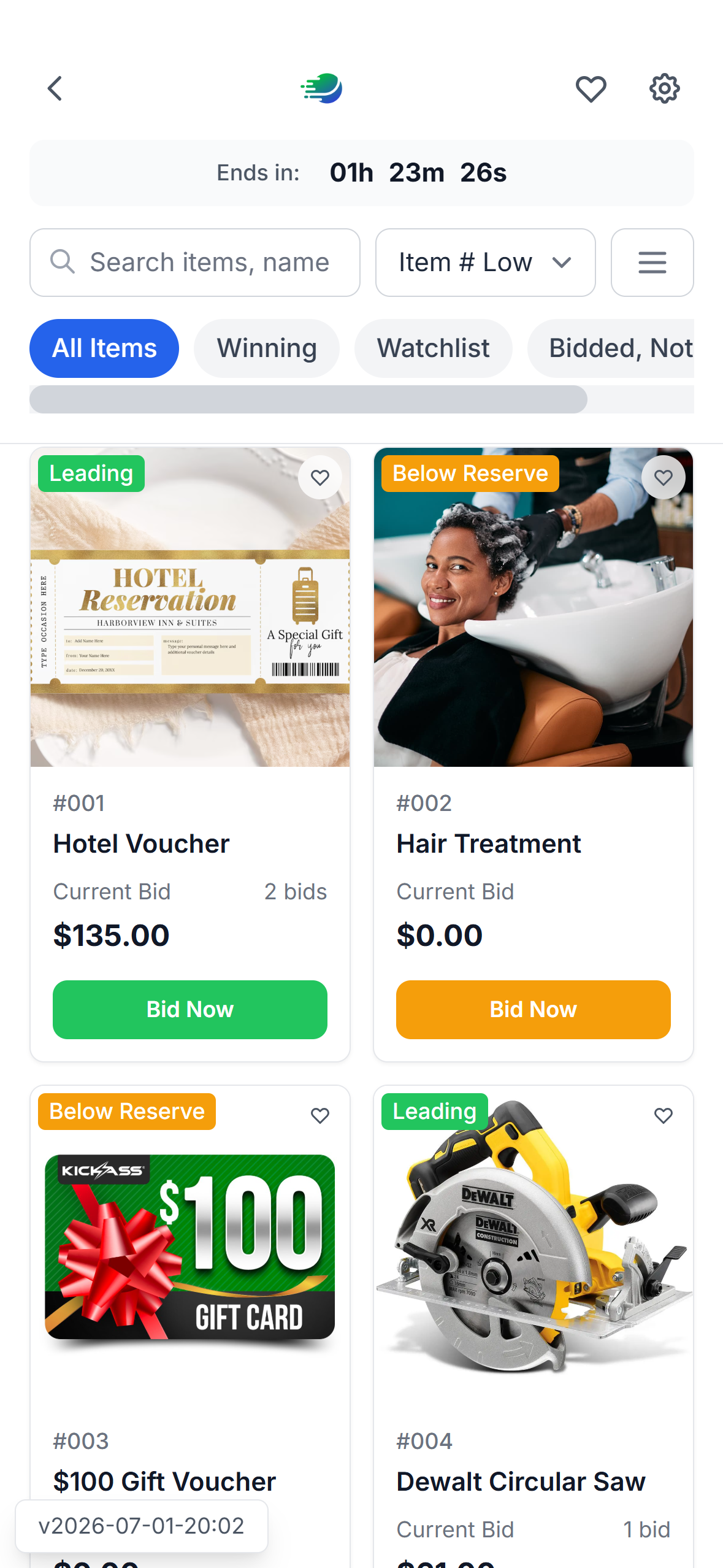 ClubApp fundraising and auctions